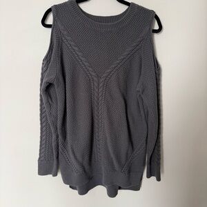 ANA Charcoal Long-sleeved Pullover Sweater Great with Leggings! XL EUC